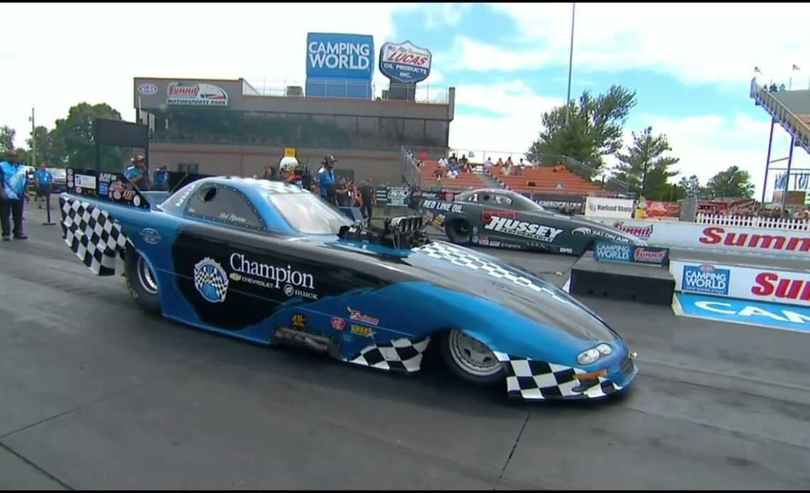 Sean Bellemeur, Rob Pfeister, Top Alcohol Funny Car, Rnd 1 Eliminations, Summit Racing Equipment