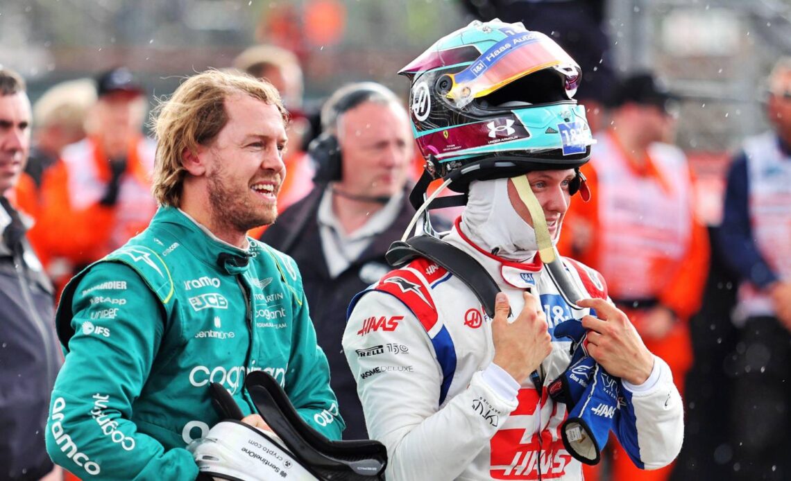 Sebastian Vettel was screaming "go Mick" in car during British Grand Prix climax
