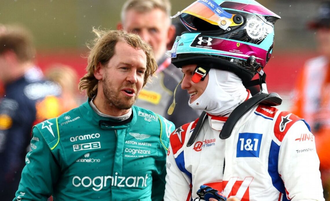 Sebastian Vettel was shouting 'Go Mick!' at end of British Grand Prix