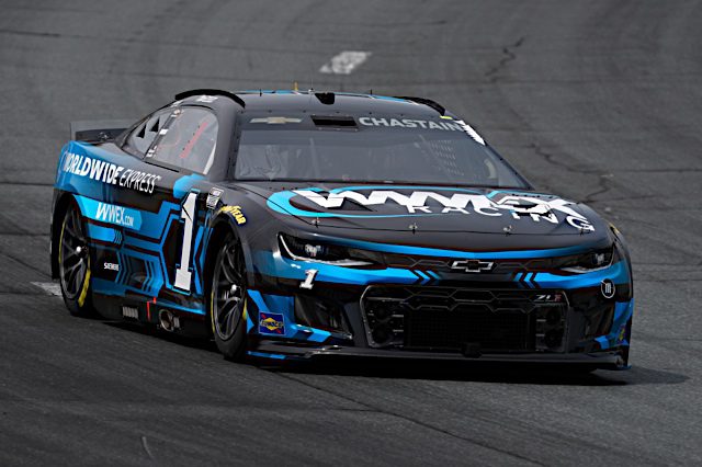 Ross Chastain blue and black No. 1 Trackhouse Racing Team car, NKP