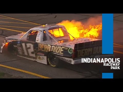 Spencer Boyd's truck catches on fire at IRP