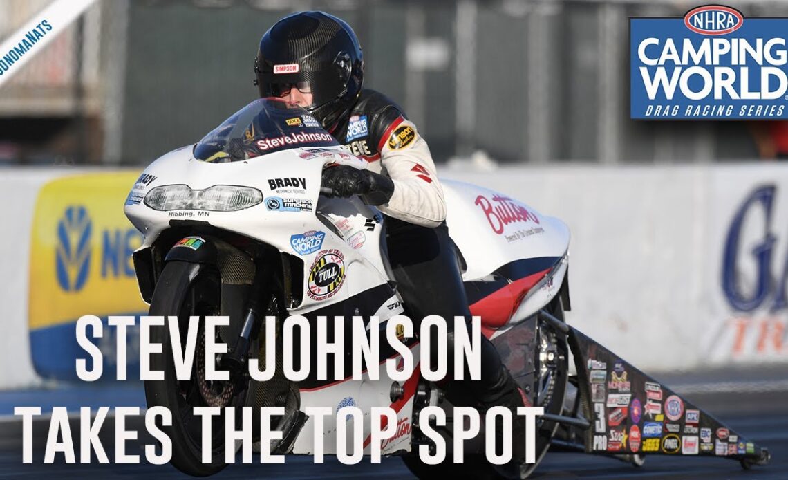 Steve Johnson takes the top spot in Sonoma