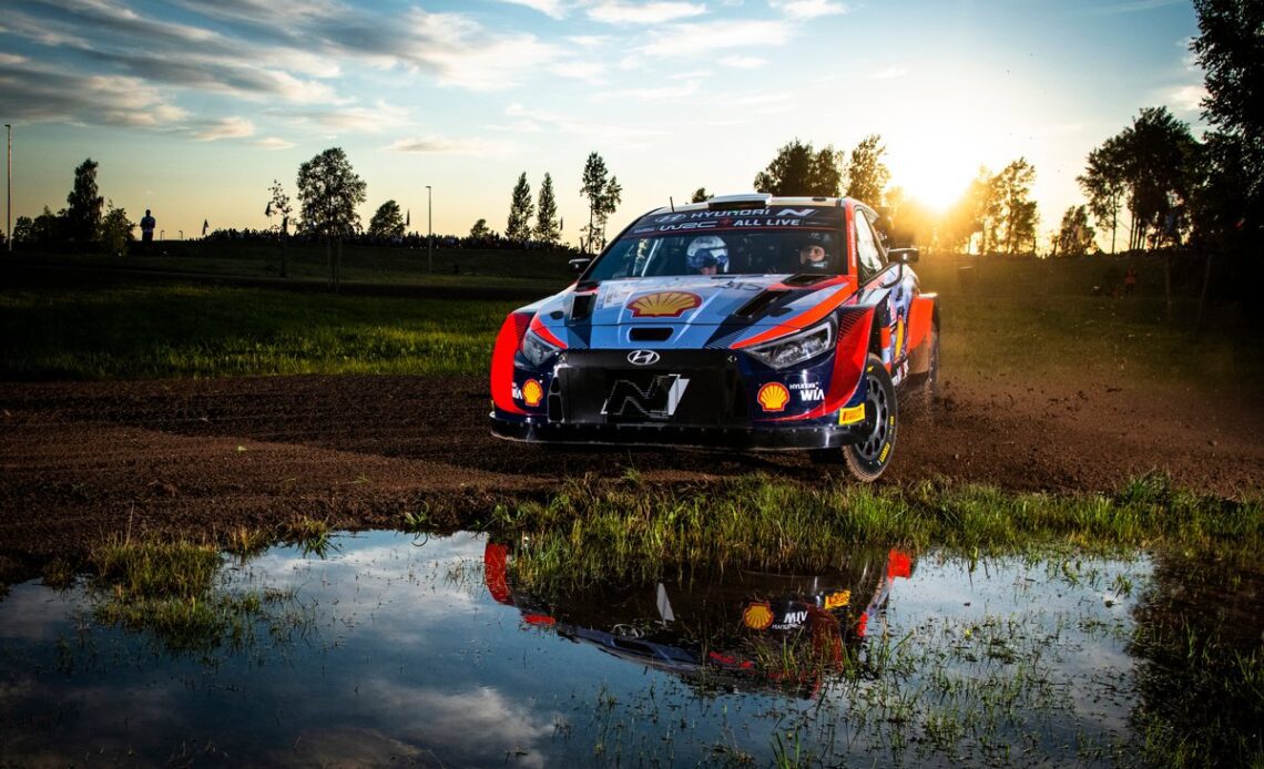 Ott Tanak, Martin Jarveoja, Hyundai World Rally Team Hyundai i20 N Rally1