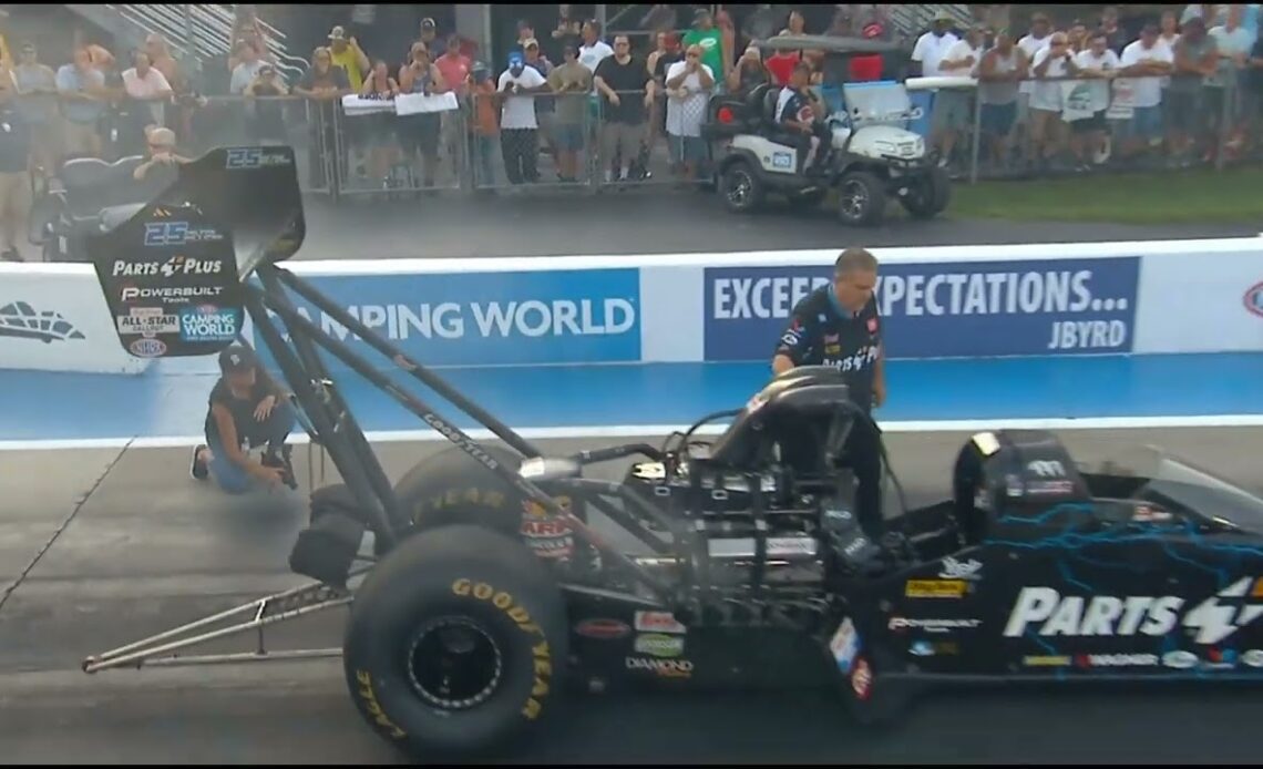 Tenessee's Own Clay Milican, Austin Prock, Top Fuel Dragster Rnd 1, Thunder Valley Nationals, Bristo