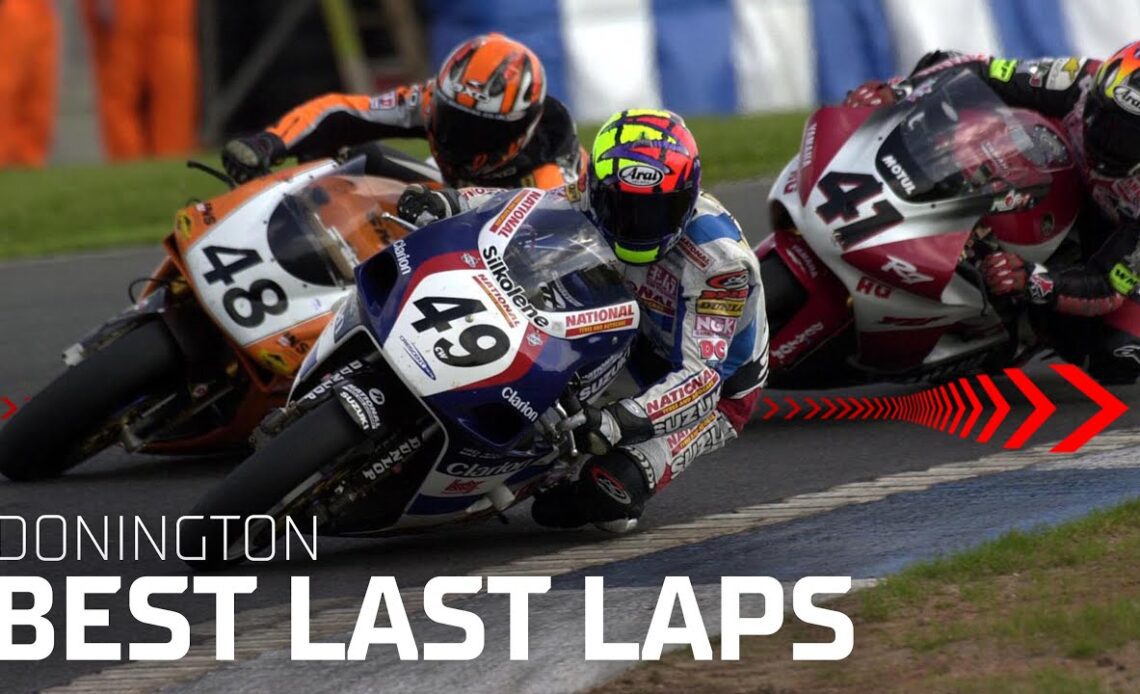 The best LAST LAP SHOWDOWNS from Donington Park | #GBRWorldSBK