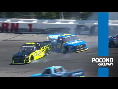 Truck Series race comes to an end for Bodine after wreck