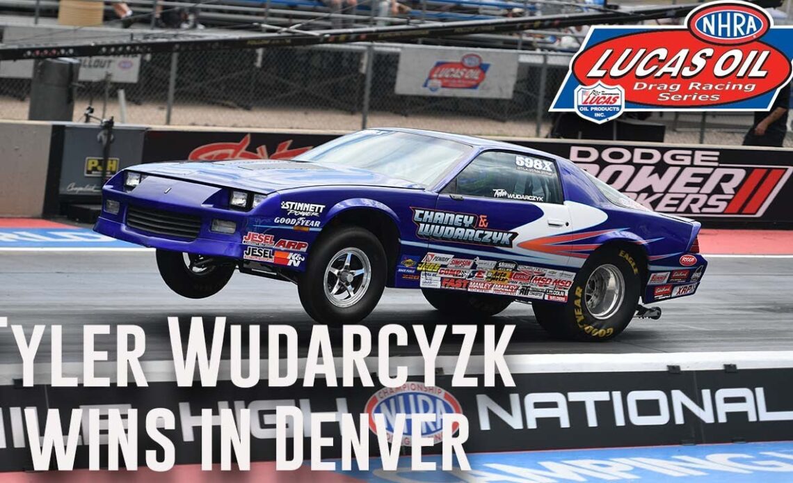 Tyler Wudarczyk wins Super Stock at the Dodge Power Brokers NHRA Mile-High Nationals