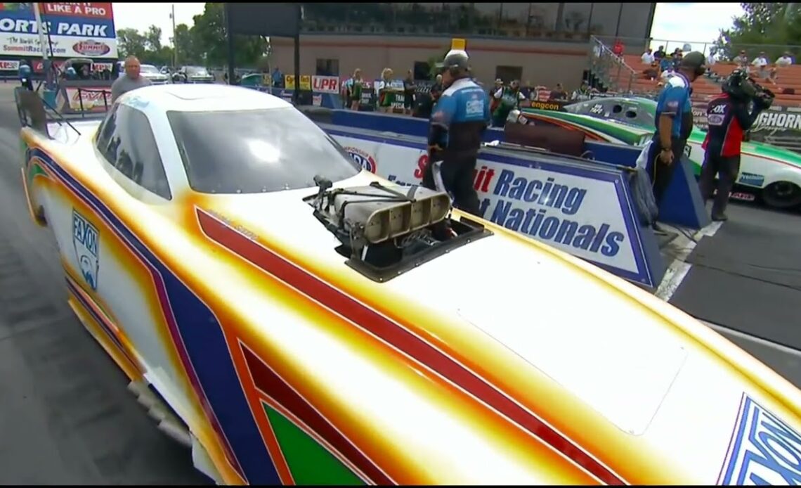 Ulf Leanders, Tony Bogolo, Top Alcohol Funny Car, Rnd 1 Eliminations, Summit Racing Equipment Nation