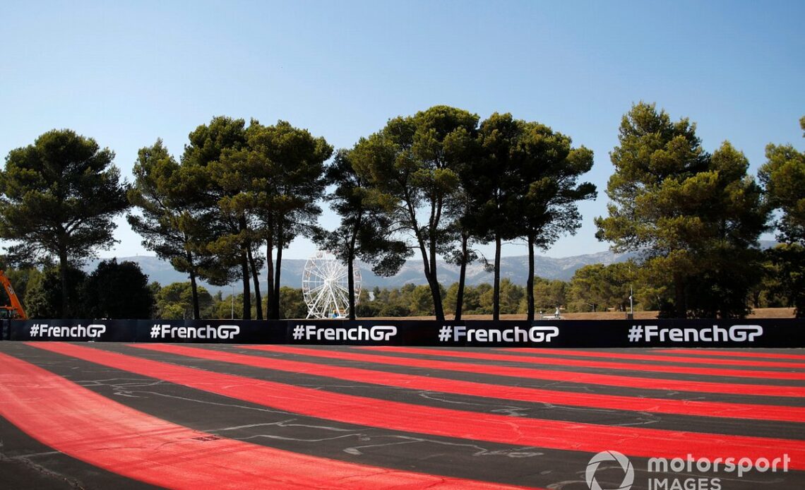 French Grand prix track side