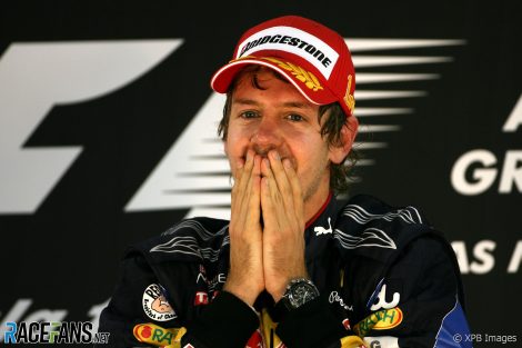 Sebastian Vettel, Red Bull, Yas Marina, 2010