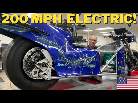 WORLD’S FIRST 200mph ELECTRIC MOTORCYCLE and team USA’s quest to cement record!