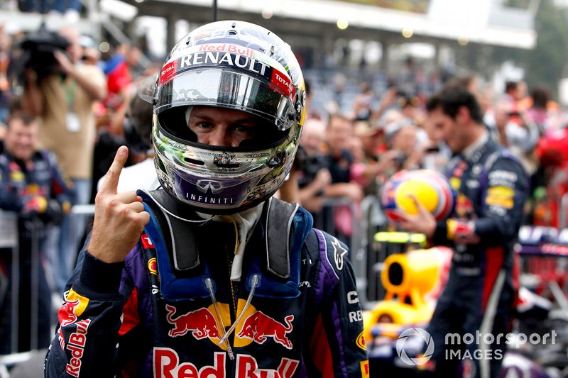 Vettel's 2013 season was one of the most dominant in recent times, as he claimed a fourth world title on the trot with Red Bull