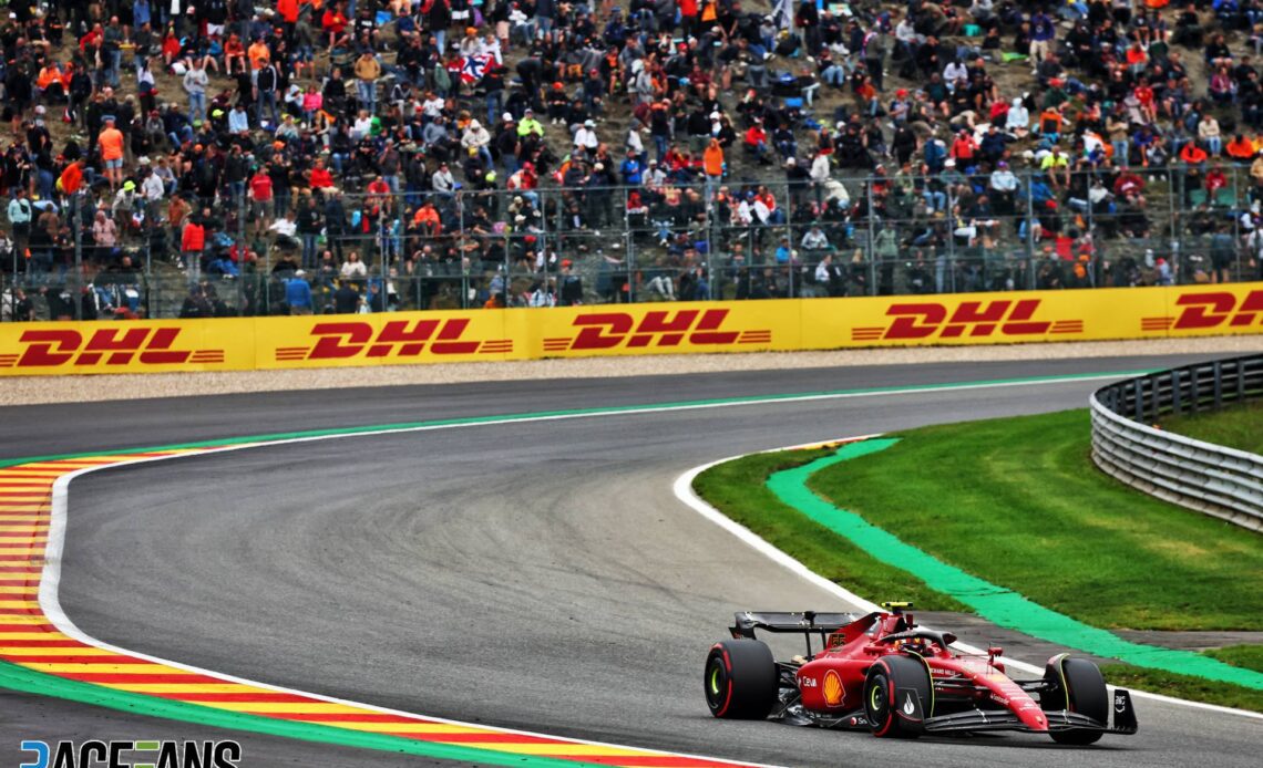 Carlos Sainz Jr, Ferrari, Spa-Francorchamps, 2022