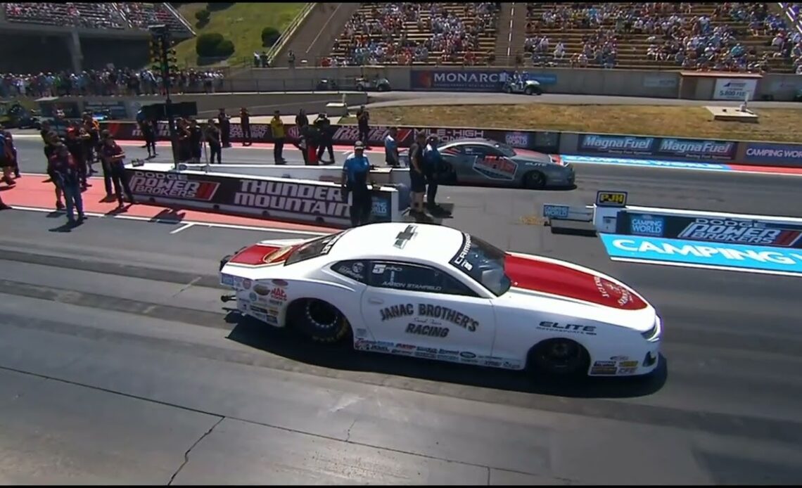 Aaron Stanfield, Bo Butner, Pro Stock, Eliminations Rnd 2, Dodge Power Brokers, Mile-High Nationals,