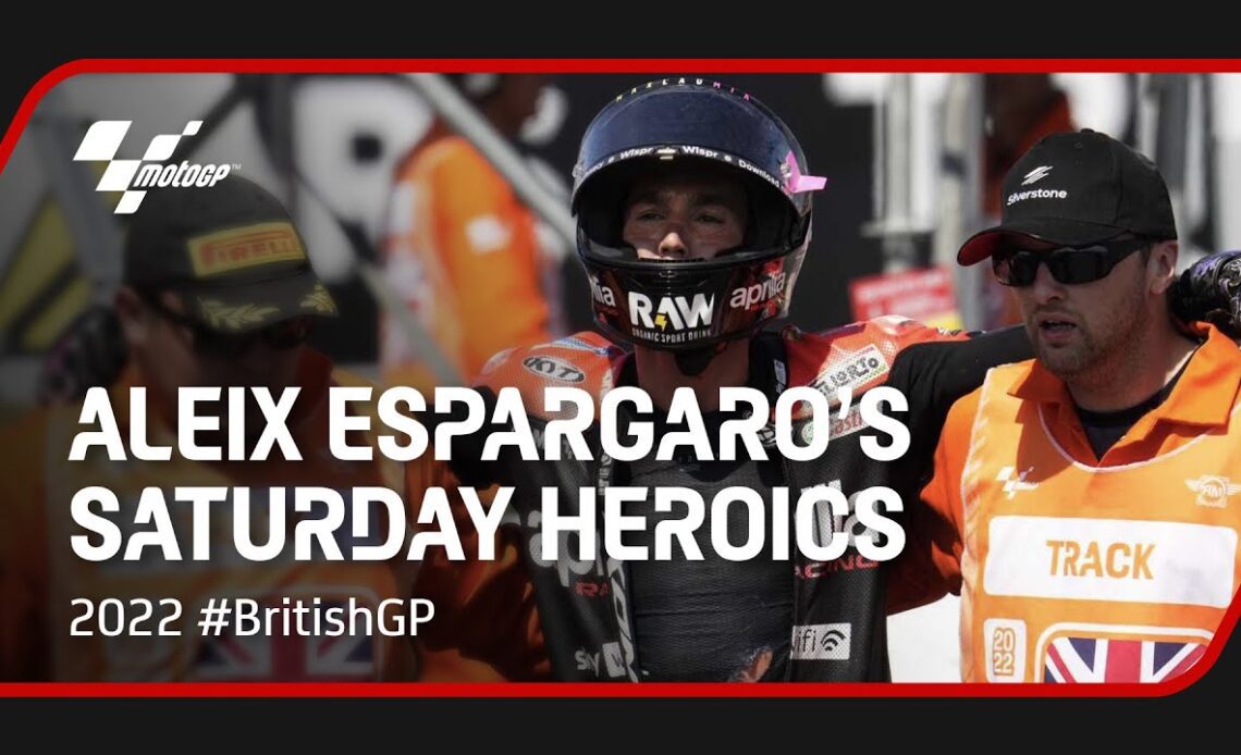 Aleix Espargaro's Saturday heroics! | 2022 #BritishGP 🇬🇧