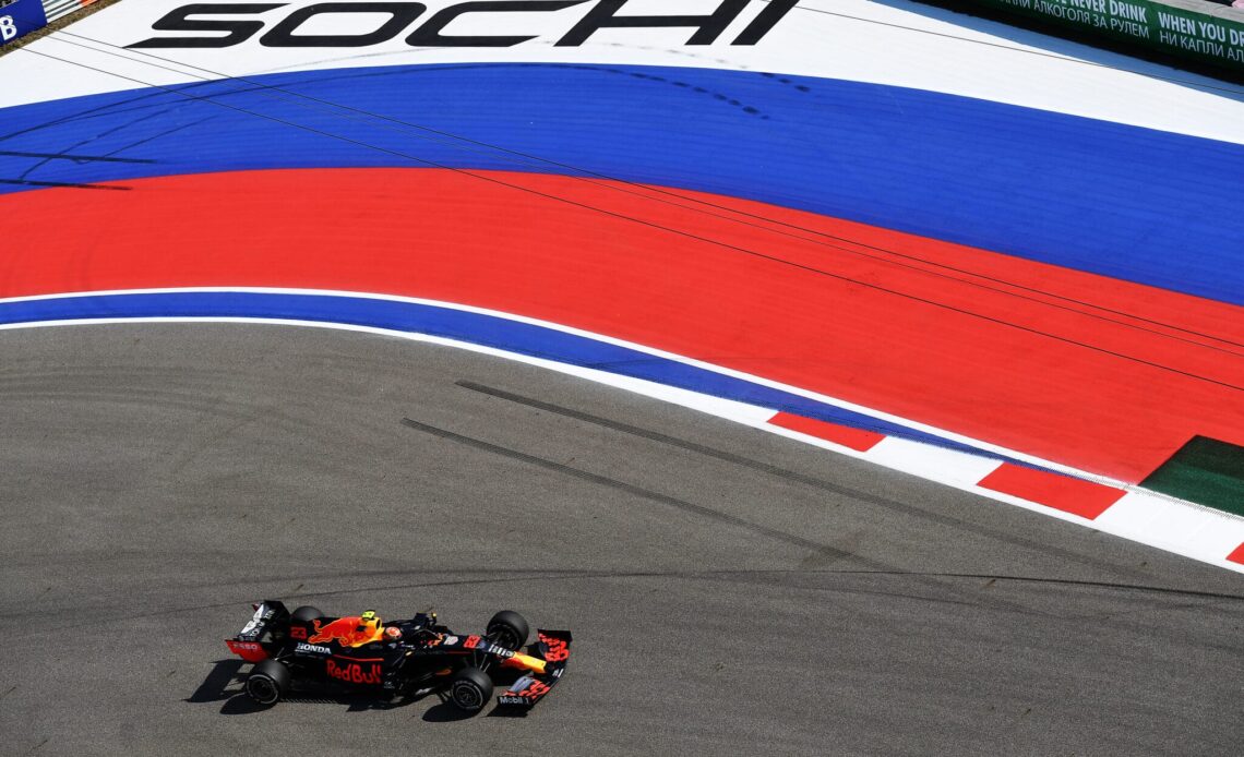 Alex Albon Russian GP (Photo by Kirill Kudryavtsev - Pool/Getty Images)