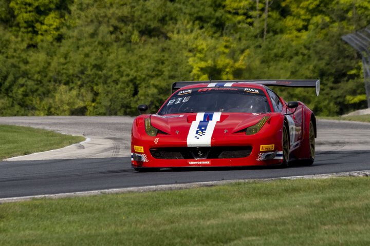 Andy Pilgrim during GT America practice at Road America, 8/19/2022 (Photo: Brian Cleary/SRO Motorsports Group)