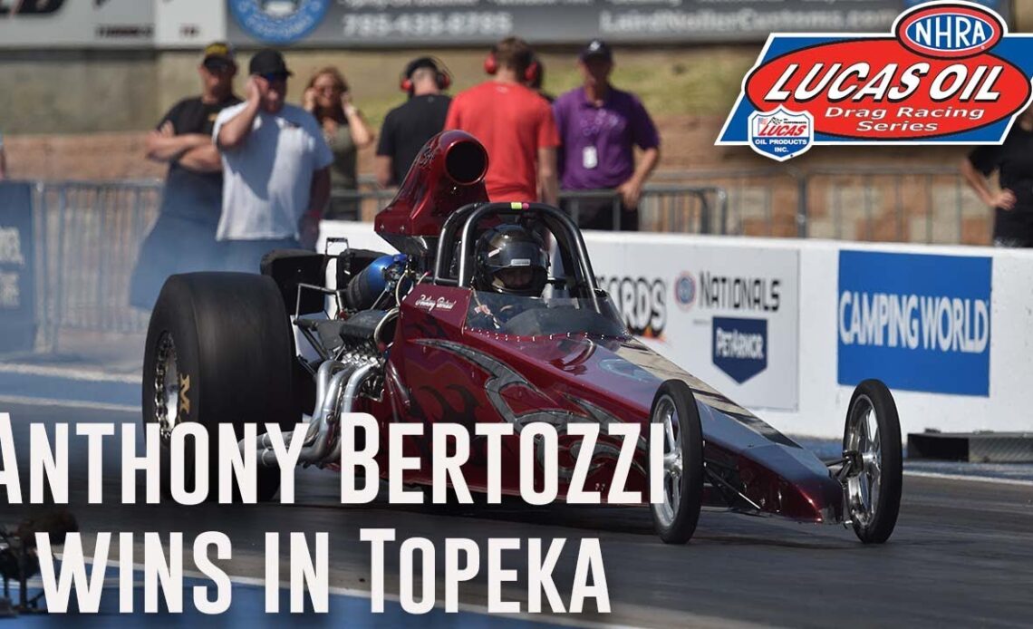 Anthony Bertozzi wins Top Dragster at Menards NHRA Nationals Presented By PetArmor