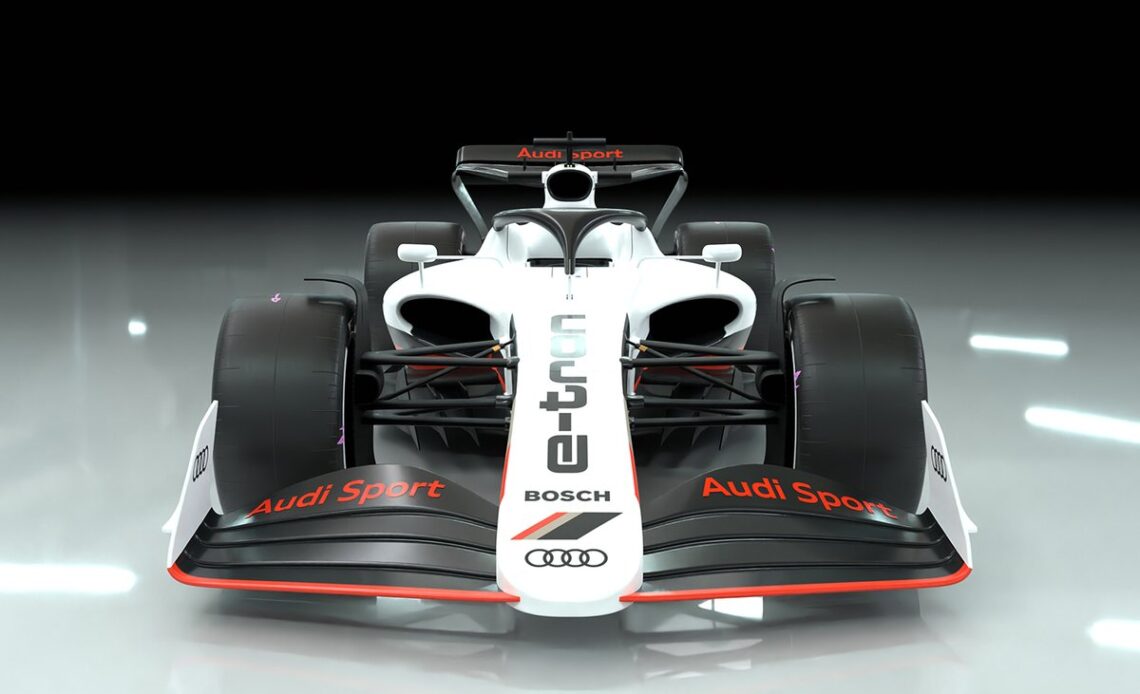 Audi F1 car render