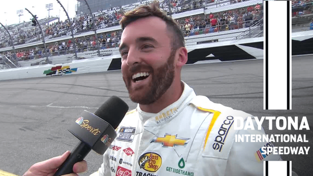 Austin Dillon reacts to racing into a playoff berth