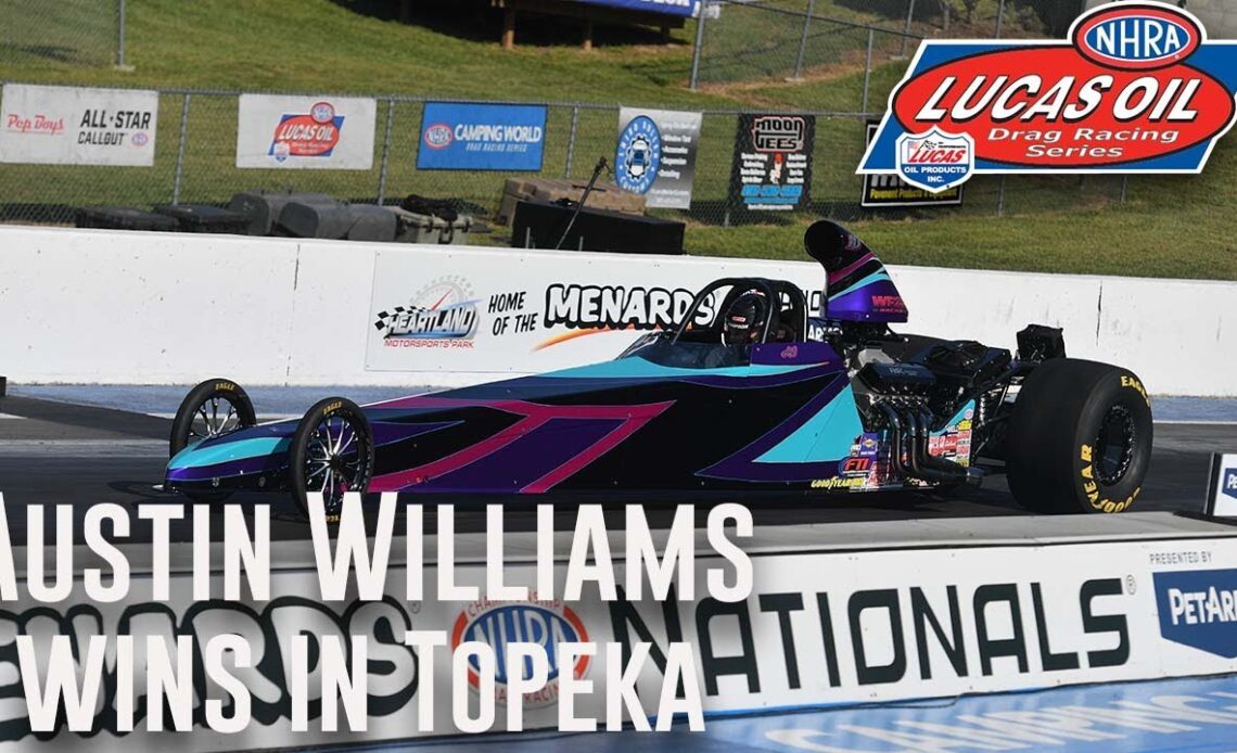 Austin Williams wins Super Comp at Menards NHRA Nationals Presented By PetArmor