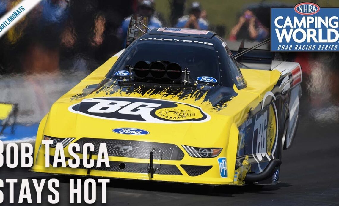 Bob Tasca continues hot streak with win in Topeka