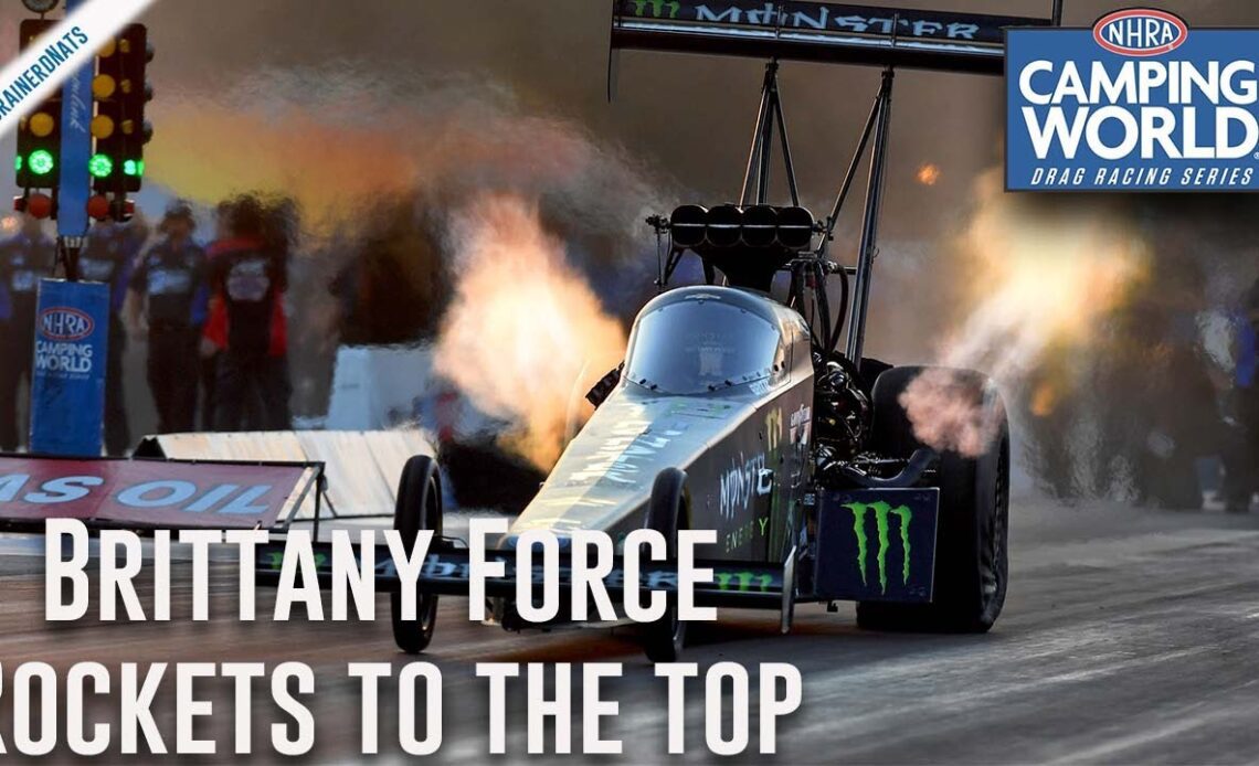 Brittany Force rockets to the top Friday in Brainerd