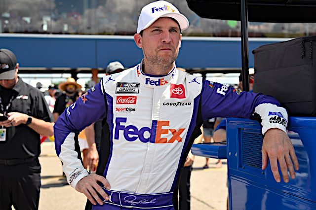 #11: Denny Hamlin, Joe Gibbs Racing, FedEx Freight Toyota Camry