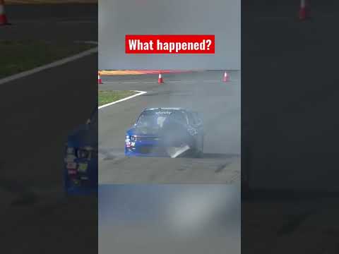 Derrike Cope's tire explodes at Watkins Glen #shorts