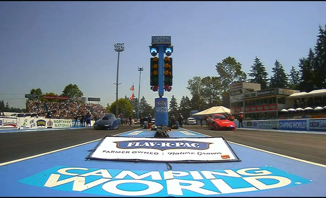 Doug Gordon, Nick Januik, Top Alcohol Funny Car, Qualifying Rnd 2, Flav R Pac Northwest Nationals, P