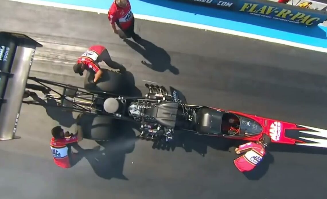 Doug Kalitta, Alex Laughlin, Top Fuel Dragster, Eliminations Rnd 1, Flav R Pac Northwest Nationals,