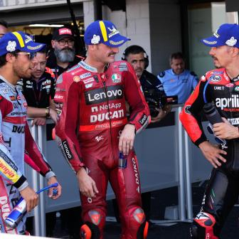 Ducati and Aprilia had Italy a historic top five lockout