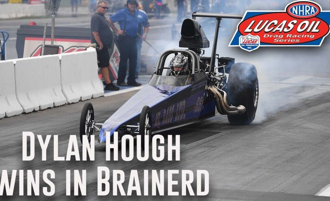 Dylan Hough wins Top Dragster at Lucas Oil NHRA Nationals