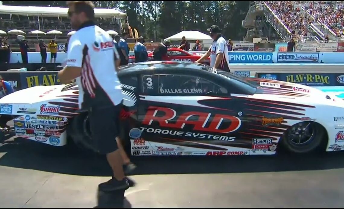 Erica Enders, Dallas Glenn, Pro Stock, Eliminations Rnd 2, Flav R Pac Northwest Nationals, Pacific R
