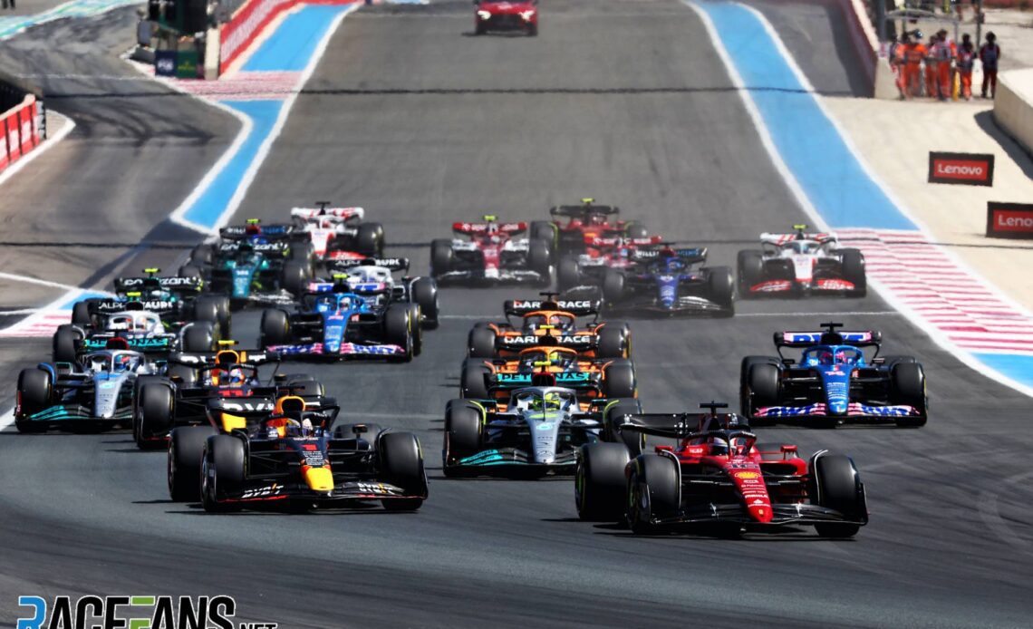 Race start, Paul Ricard, 2022