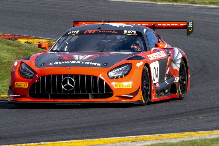 George Kurtz during GT America practice at Road America, 8/19/2022 (Photo: Brian Cleary/SRO Motorsports Group)