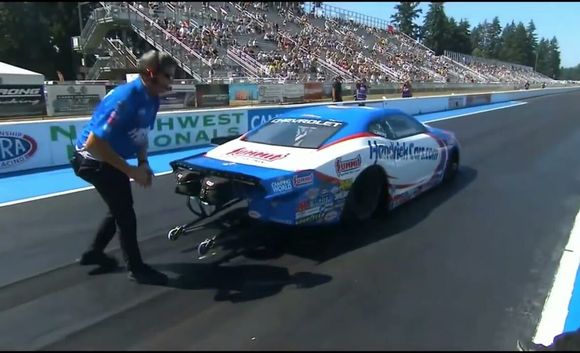 Greg Anderson, Pro Stock, Eliminations Rnd1, Flav R Pac Northwest Nationals, Pacific Raceways, Kent,