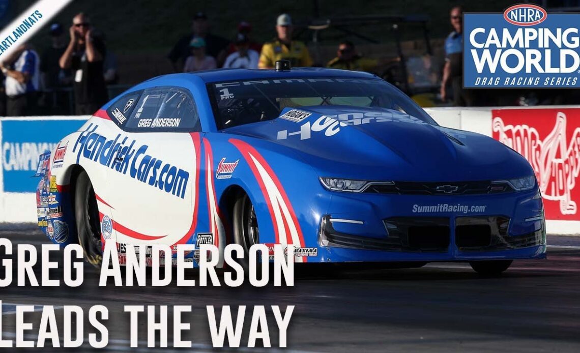 Greg Anderson leads the way in Topeka