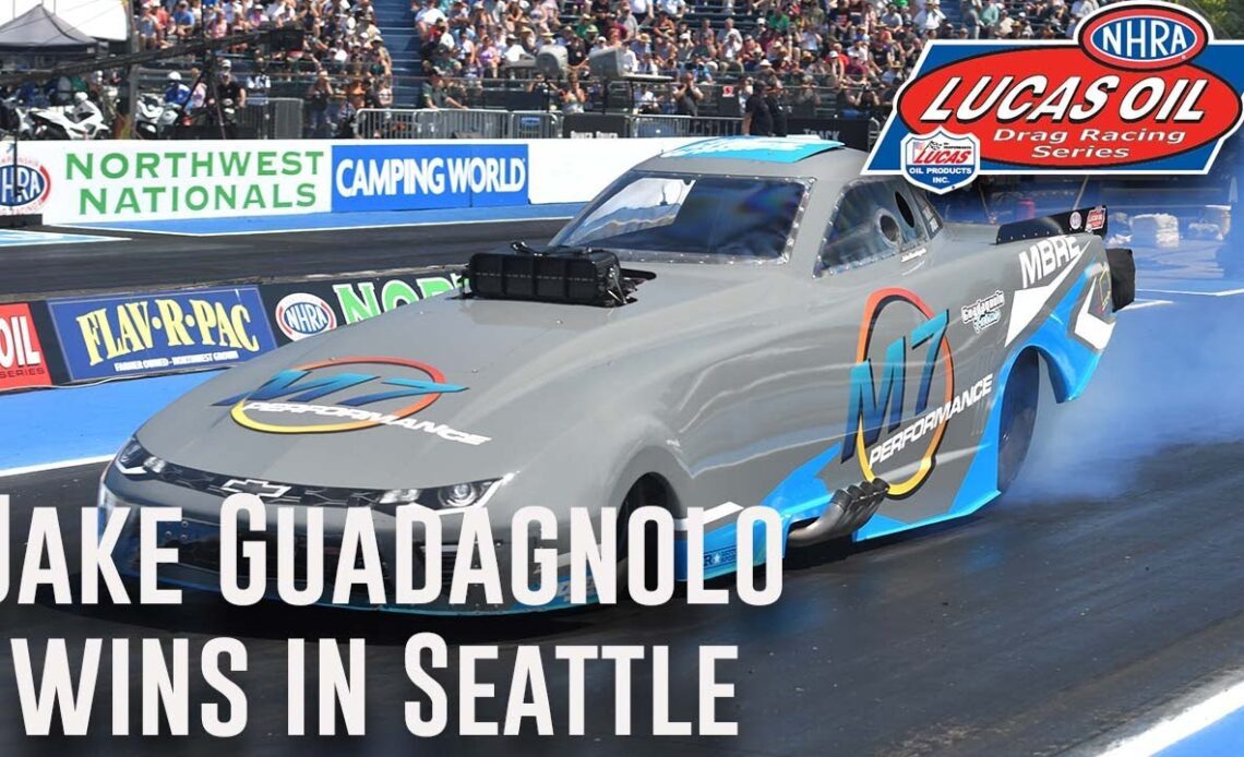 Jake Guadagnolo wins Top Alcohol Funny Car at Flav-R-Pac NHRA Northwest Nationals