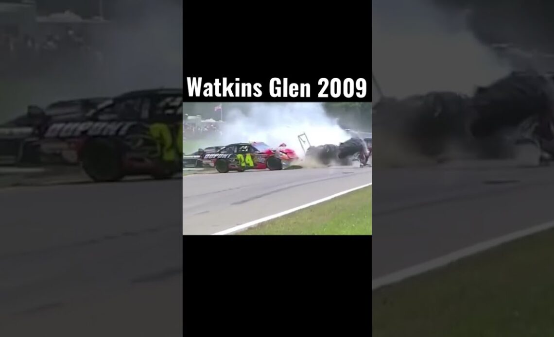 Jeff Gordon's 2009 Watkins Glen crash #shorts