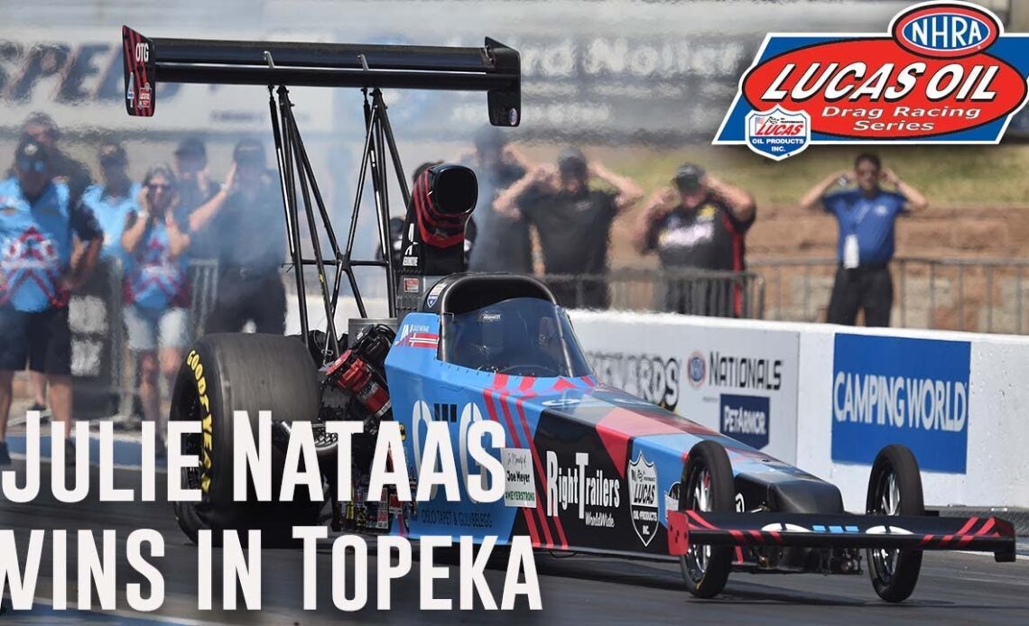 Julie Nataas wins Top Alcohol Dragster at Menards NHRA Nationals Presented By PetArmor