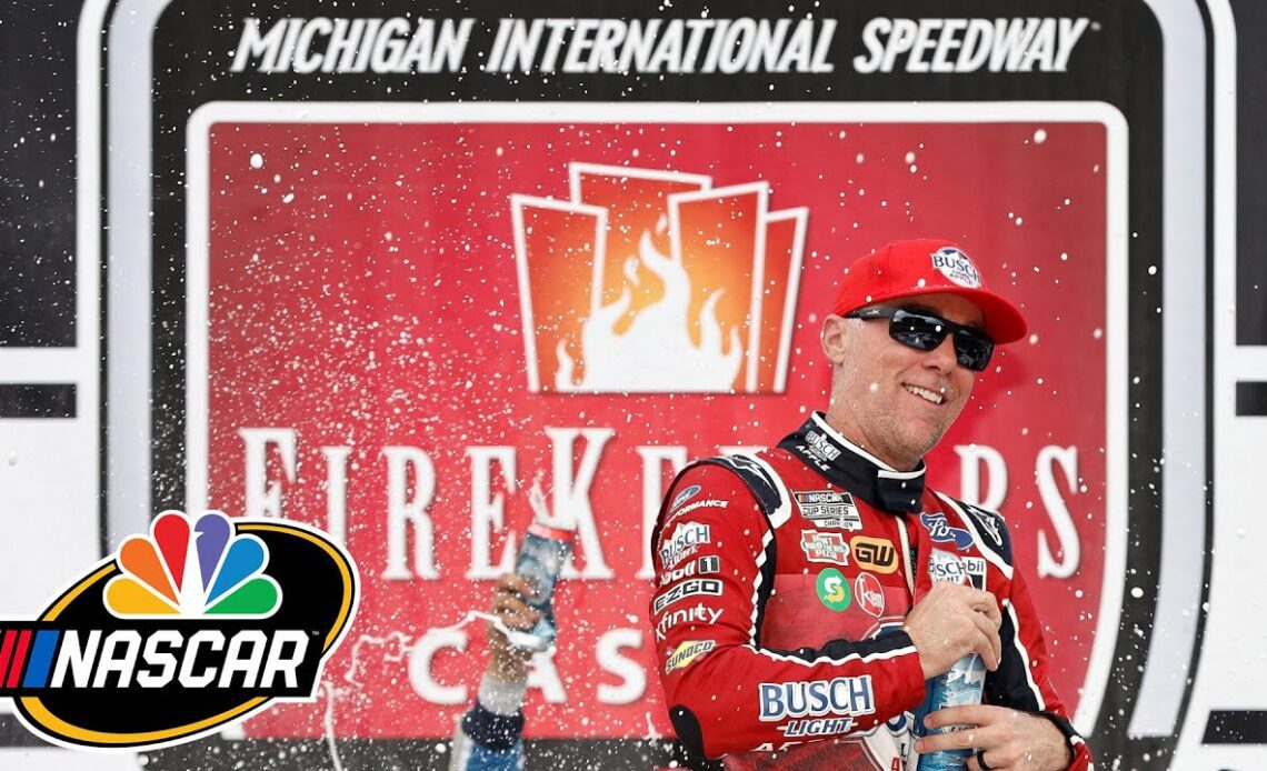 Kevin Harvick delivers messages to doubters with win | NASCAR on NBC Podcast | Motorsports on NBC