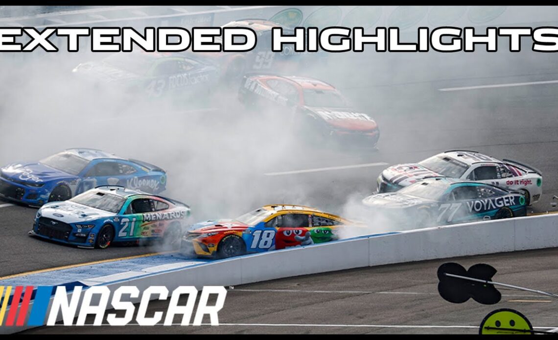 Late race charge make's Richmonds final laps interesting | NASCAR Cup Series Extended Highlights