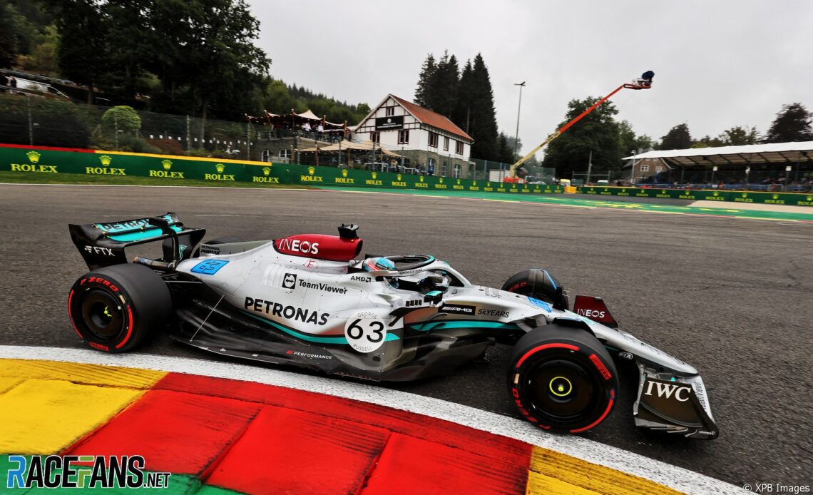 George Russell, Mercedes, Spa-Francorchamps, 2022