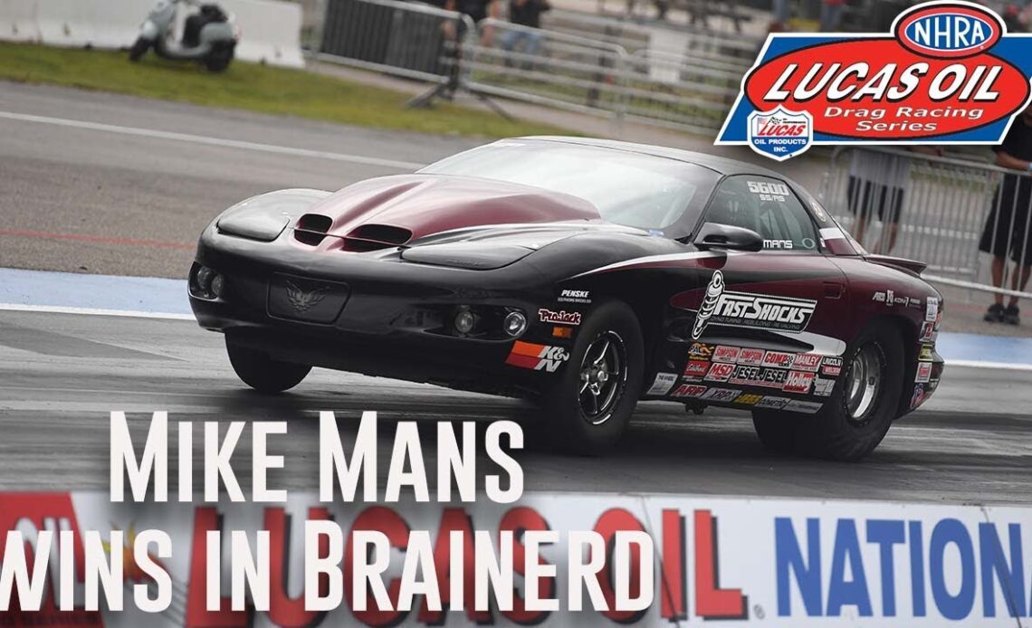 Mike Mans wins Super Stock at Lucas Oil NHRA Nationals