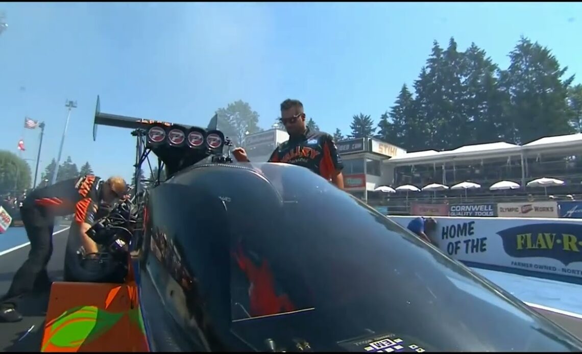 Mike Salinas, Top Fuel Dragster, Qualifying Rnd 2, Flav R Pac Northwest Nationals, Pacific Raceways,