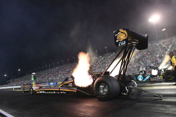 Mike Salinas fastest in NHRA Top Fuel qualifying in Topeka