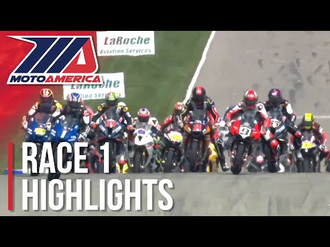 MotoAmerica Medallia Superbike Race 1 Highlights at Pittsburgh 2022