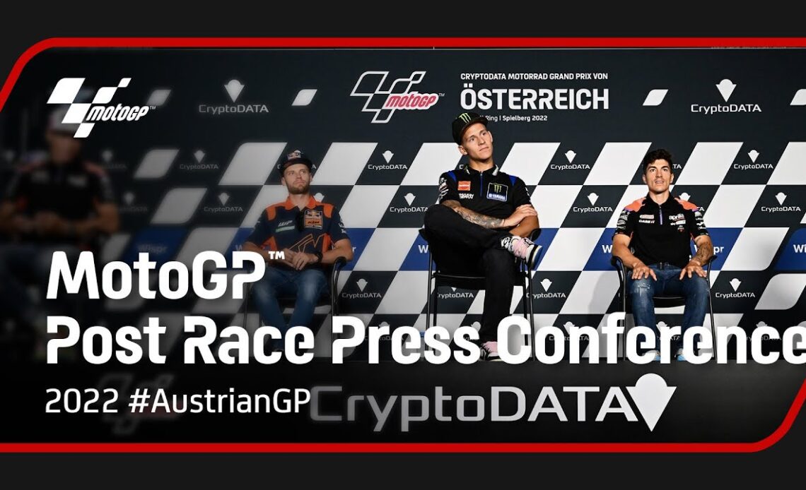 #MotoGP Post Race Press Conference | 2022 #AustrianGP