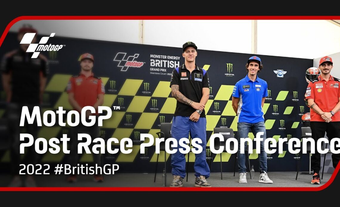 #MotoGP Post Race Press Conference | 2022 #BritishGP